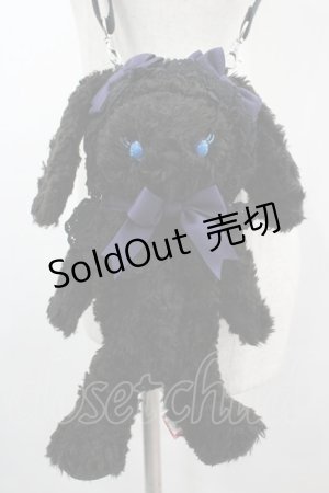 画像: BABY,THE STARS SHINE BRIGHT / うさくみゃポシェット  黒 I-26-03-05-097-BA-BG-SA-ZI