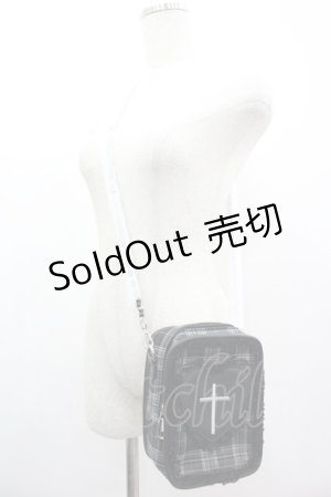 画像: Jamie エーエヌケー / 2025年 Jamieエーエヌケー HappyBag ゴシックチェックポシェット 単品  グレーチェック I-26-03-05-099-LO-TO-TE-ZI