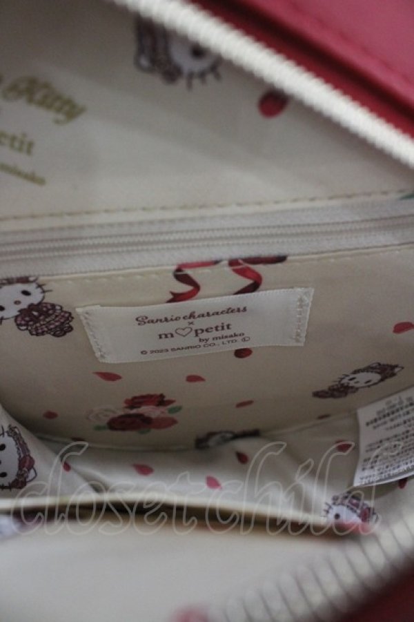 画像4: m petit by misako / サンリオコラボ ショルダーバッグ  赤 I-26-03-05-100-LO-BG-SA-ZI (4)