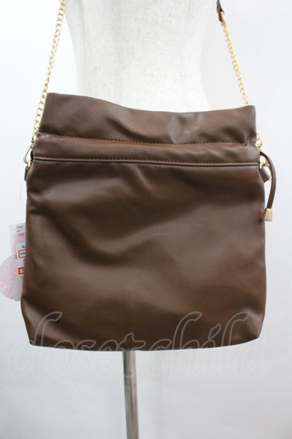 画像3: m petit by misako / AMリボンキンチャクSLD  中茶 I-26-03-05-101-LO-BG-SA-ZI (3)