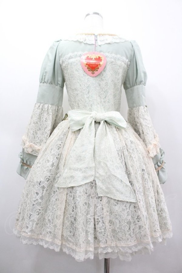 画像2: BABY,THE STARS SHINE BRIGHT / Sleeping Beautyローズワンピース  ミント I-26-03-05-110-BA-OP-SA-ZI (2)