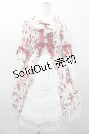 画像: BABY,THE STARS SHINE BRIGHT / シュガーブーケ柄ロココワンピースドレス  白 I-26-03-05-112-BA-OP-SA-ZI