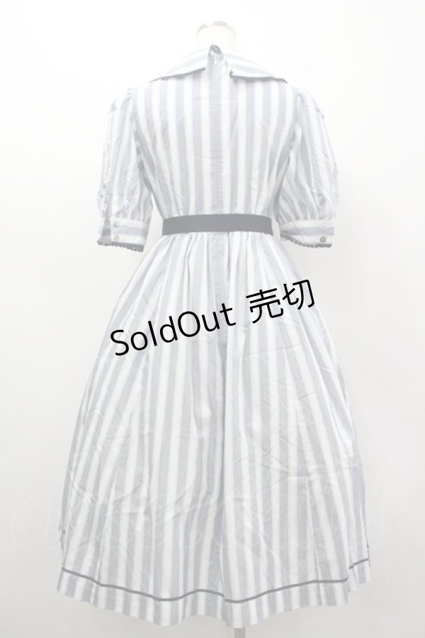 画像2: Victorian maiden / ストライプマリンドレス  ネイビー I-26-03-05-113-CL-OP-SA-ZI (2)