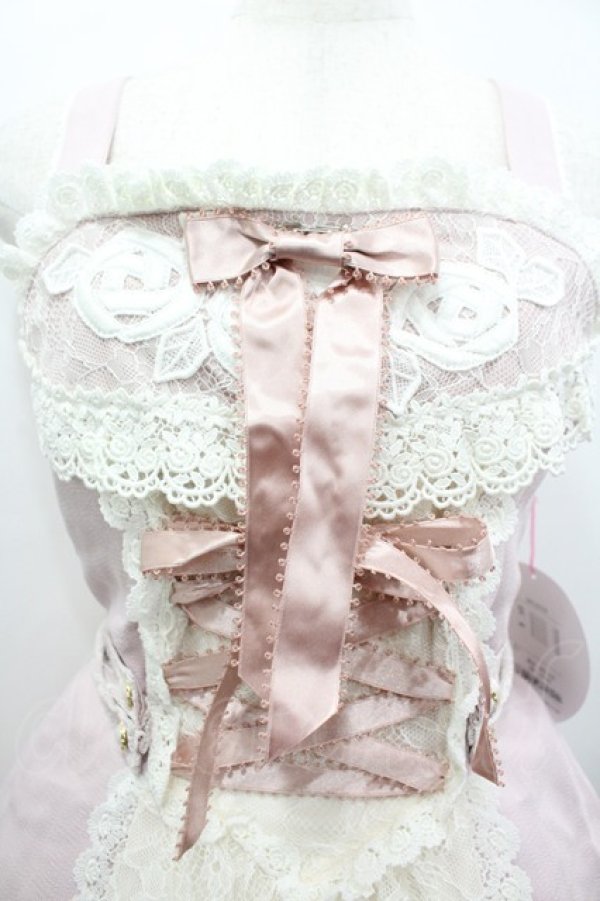 画像3: BABY,THE STARS SHINE BRIGHT / Maria Rosa Misticaジャンパースカート  ピンク I-26-03-05-119-BA-OP-SA-ZI (3)