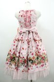 画像2: BABY,THE STARS SHINE BRIGHT / Lady Victorian Rose Jewelry〜想いは薔薇の花びらの上に〜柄プリンセスジャンパースカート  ピンク I-26-03-05-123-BA-OP-SA-ZI (2)