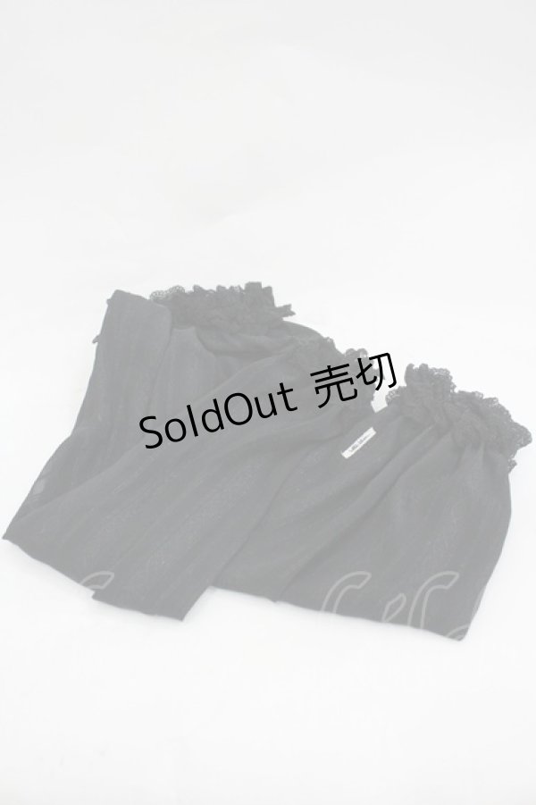 画像2: alice auaa / アームカバー  黒 I-26-03-05-015-AA-ZA-SA-ZI (2)