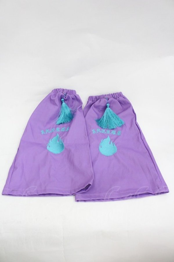 画像1: ACDC RAG / 愛死天流レッグウォーマー  パープル I-26-03-05-016-PU-ZA-SA-ZI (1)