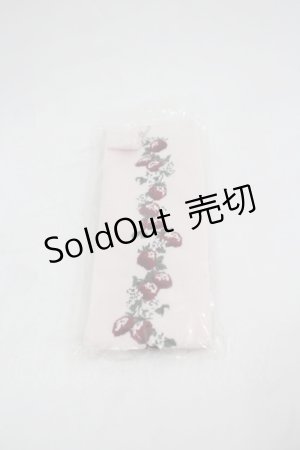 画像: BABY,THE STARS SHINE BRIGHT / Juicy BABY Love Love Berries柄オーバーニーソックス  ピンク I-26-03-05-026-BA-ZA-SA-ZI