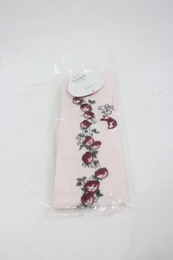 画像2: BABY,THE STARS SHINE BRIGHT / Juicy BABY Love Love Berries柄オーバーニーソックス  ピンク I-26-03-05-026-BA-ZA-SA-ZI (2)