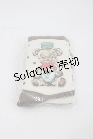 画像: Angelic Pretty / Honey Cakeボーダーオーバーニー  ブラウン I-26-03-05-032-AP-ZA-SA-ZI