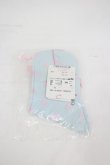 画像2: Angelic Pretty / Lovely Heartクルー丈ソックス  サックスＸピンク I-26-03-05-038-AP-ZA-SA-ZI (2)