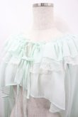 画像2: axes femme POETIQUE / オフショルシフォンボレロ  ミント I-26-03-06-046-AX-TO-SA-ZI (2)