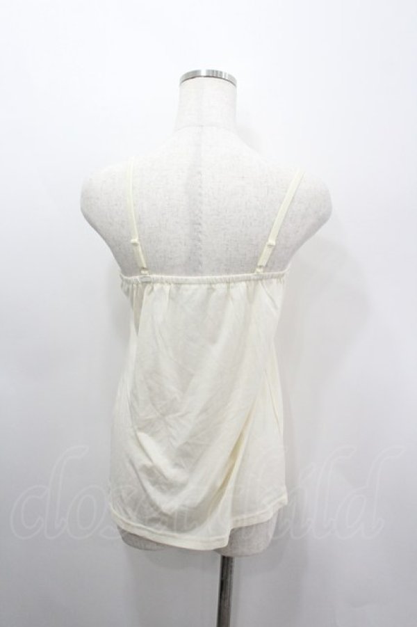 画像3: axes femme / ビジュー使いキャミソール  生成り I-26-03-06-048-AX-TO-SA-ZI (3)