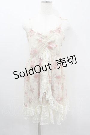 画像: axes femme / ブーケレースキャミチュニック  生成り I-26-03-06-050-AX-TO-SA-ZI