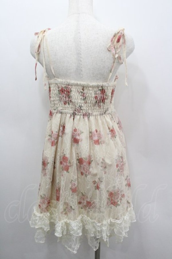 画像3: axes femme / ブーケレースキャミチュニック  生成り I-26-03-06-050-AX-TO-SA-ZI (3)