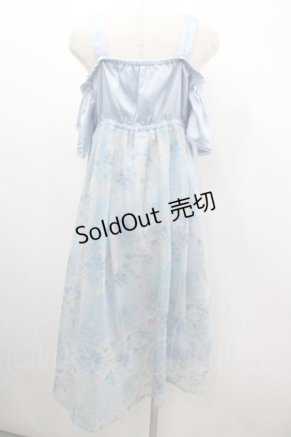 画像3: axes femme / マーメイドストーリーワンピース  サックス I-26-03-06-059-AX-OP-SA-ZI (3)