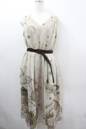 画像: axes femme / タロットカードモチーフワンピース  アイボリー I-26-03-06-060-AX-OP-SA-ZI