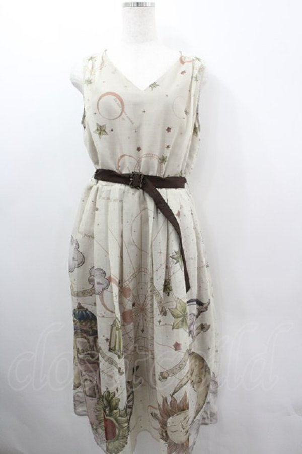 画像1: axes femme / タロットカードモチーフワンピース  アイボリー I-26-03-06-060-AX-OP-SA-ZI (1)