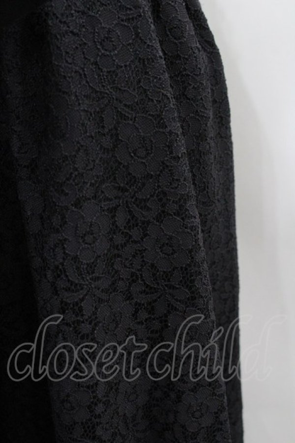 画像2: axes femme / 総レースフィッシュテールスカート  黒 I-26-03-06-062-AX-SK-SA-ZI (2)