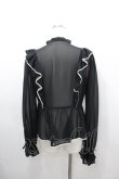 画像3: Angelic Pretty / エポールフリルブラウス  黒Ｘ白 I-26-03-06-067-AP-BL-SA-ZI (3)