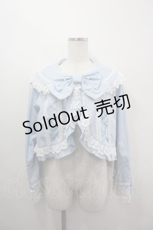 画像: Angelic Pretty / Dollyレースアップボレロ  サックスＸ白 I-26-03-06-070-AP-JA-SA-ZI