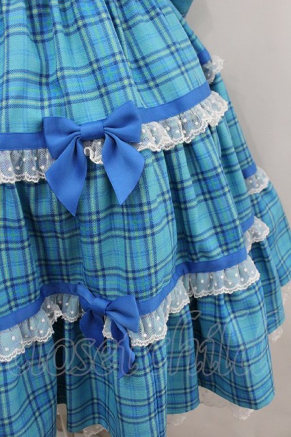 画像2: Angelic Pretty / マーガレットドールジャンパースカート  青 I-26-03-06-074-AP-OP-SA-ZI (2)