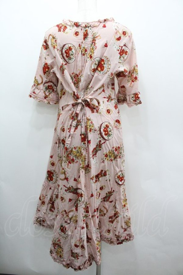 画像3: PINK HOUSE / カルーセルプリントワンピース  ピンク I-26-03-06-078-LO-OP-SA-ZI (3)