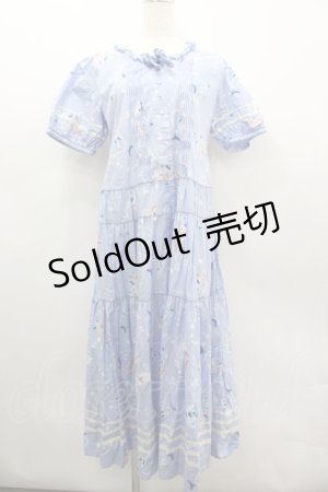 画像: PINK HOUSE / いるかプリントワンピース  ブルー I-26-03-06-079-LO-OP-SA-ZI