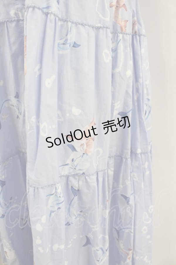 画像2: PINK HOUSE / いるかプリントワンピース  ブルー I-26-03-06-079-LO-OP-SA-ZI (2)