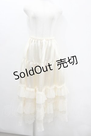 画像: BABY,THE STARS SHINE BRIGHT / レースフリルペチコート  生成り I-26-03-06-080-BA-SK-SA-ZI