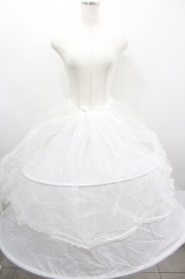 画像1: BABY,THE STARS SHINE BRIGHT / ドレス用ボーン入りパニエ【完全受注予約商品】  白 I-26-03-06-081-BA-SK-SA-ZI (1)