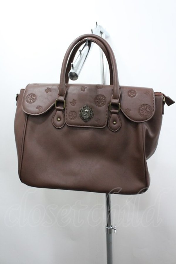 画像1: ALICE and the PIRATES / A/P魔法陣ボストンBag  ブラウン I-26-03-06-083-PA-BG-SA-ZI (1)