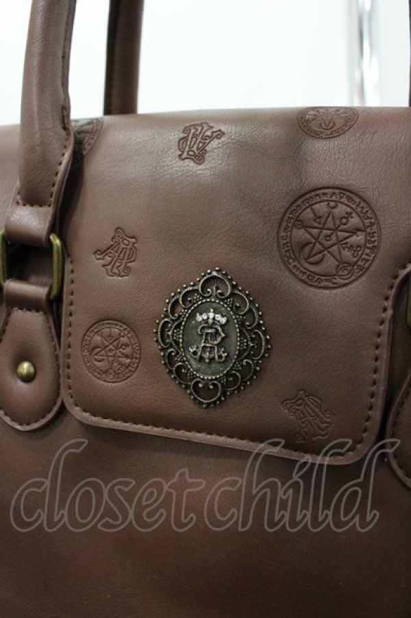 画像2: ALICE and the PIRATES / A/P魔法陣ボストンBag  ブラウン I-26-03-06-083-PA-BG-SA-ZI (2)