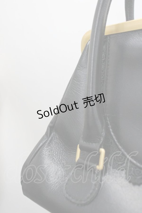 画像2: BABY,THE STARS SHINE BRIGHT / 王冠ガマ口BAG  黒 I-26-03-06-085-BA-BG-SA-ZI (2)