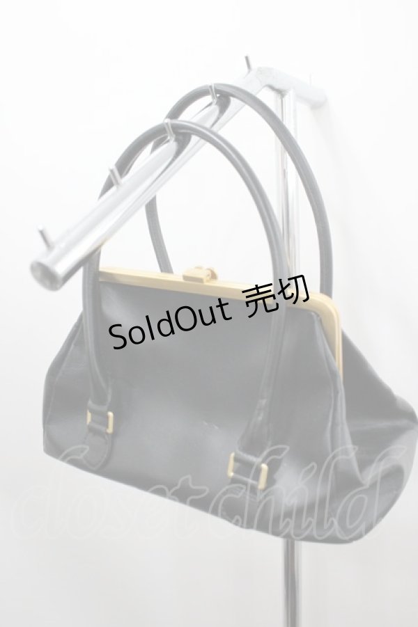 画像4: BABY,THE STARS SHINE BRIGHT / 王冠ガマ口BAG  黒 I-26-03-06-085-BA-BG-SA-ZI (4)