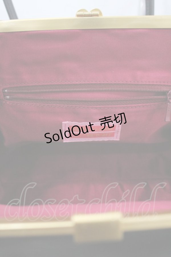 画像7: BABY,THE STARS SHINE BRIGHT / 王冠ガマ口BAG  黒 I-26-03-06-085-BA-BG-SA-ZI (7)