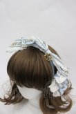 画像2: BABY,THE STARS SHINE BRIGHT / Best Wishesリボンカチューシャ  サックスＸ白 I-26-03-06-087-BA-AC-SA-ZI (2)