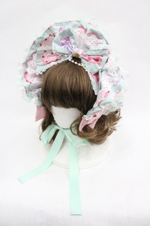 画像1: Angelic Pretty / Happy Cakesハーフボンネット  ミント I-26-03-06-089-AP-AC-SA-ZI (1)