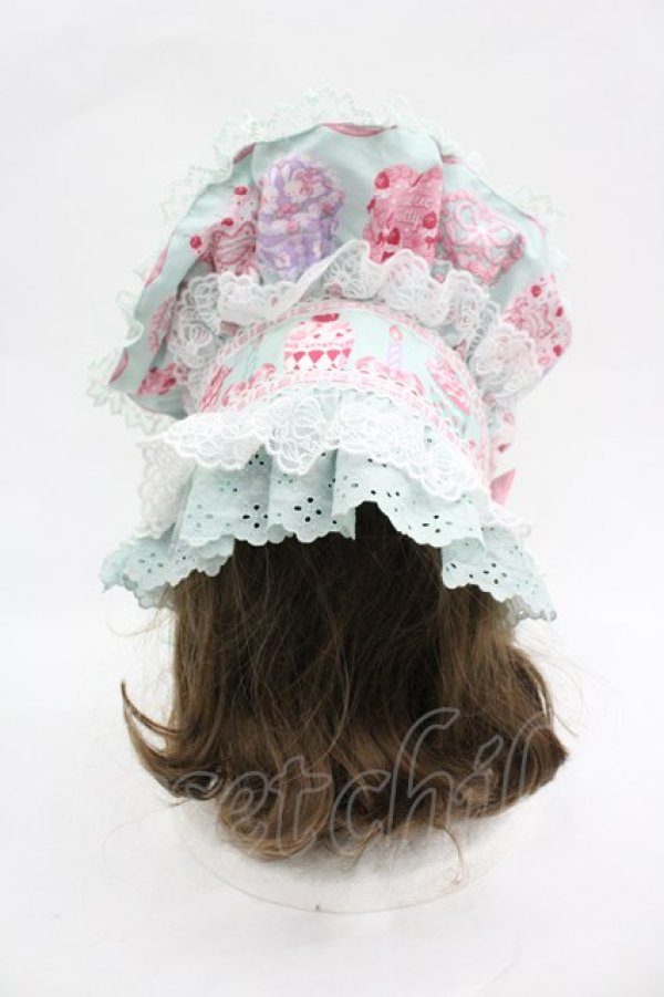 画像4: Angelic Pretty / Happy Cakesハーフボンネット  ミント I-26-03-06-089-AP-AC-SA-ZI (4)