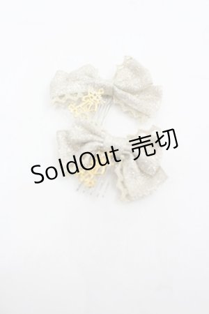 画像: ALICE and the PIRATES / ロゴリボンコーム  ゴールド I-26-03-06-094-PA-AC-SA-ZI