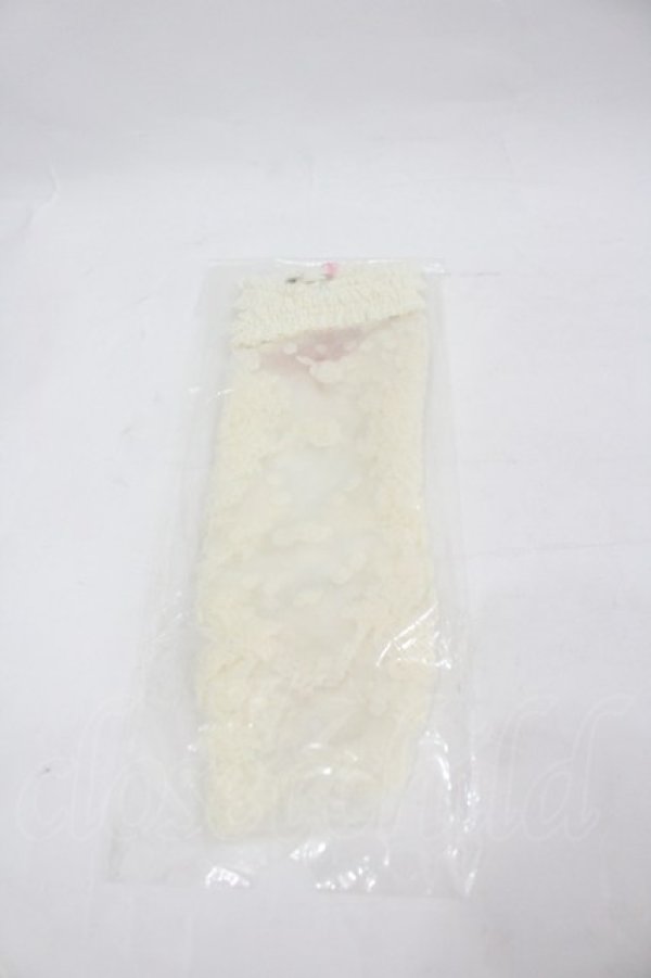 画像1: BABY,THE STARS SHINE BRIGHT / シースルーオーバーニーソックス  白 I-26-03-06-100-BA-ZA-SA-ZI (1)