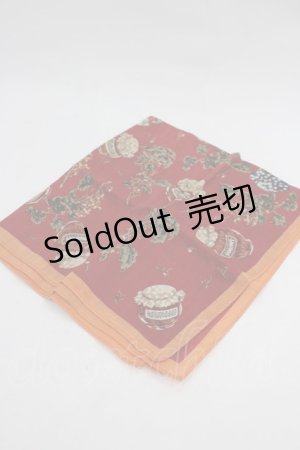 画像: PINK HOUSE / ジャム瓶ハンカチ  赤 I-26-03-06-103-LO-ZA-SA-ZI