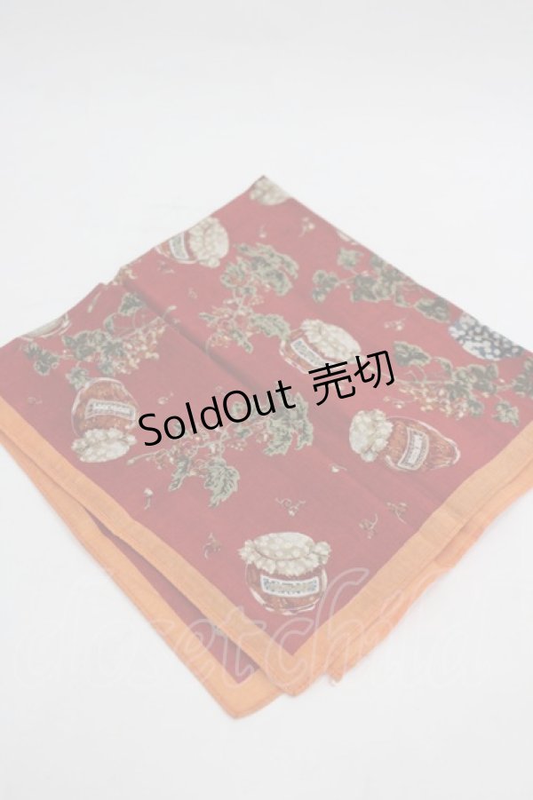 画像3: PINK HOUSE / ジャム瓶ハンカチ  赤 I-26-03-06-103-LO-ZA-SA-ZI (3)