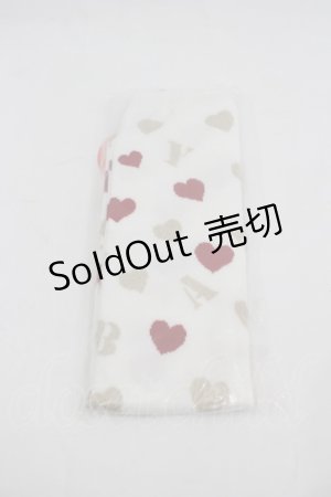 画像: BABY,THE STARS SHINE BRIGHT / BABYハートオーバーニーソックス  白 I-26-03-06-112-BA-ZA-SA-ZI