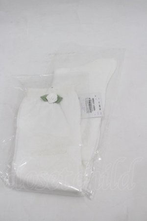 画像: Angelic Pretty / Roseダマスクオーバーニー  白 I-26-03-06-113-AP-ZA-SA-ZI