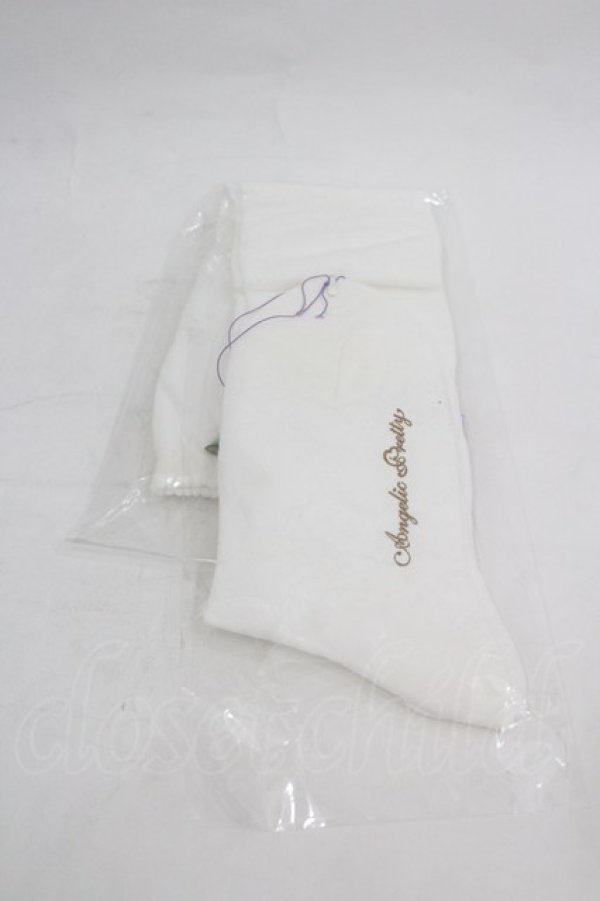 画像2: Angelic Pretty / Roseダマスクオーバーニー  白 I-26-03-06-113-AP-ZA-SA-ZI (2)