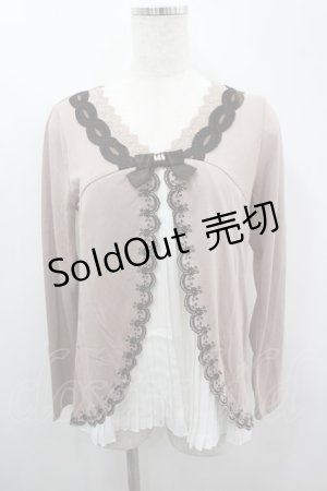 画像: axes femme / 刺繍カットワークP/O M アワピンク I-26-03-06-024-AX-TO-SA-ZI