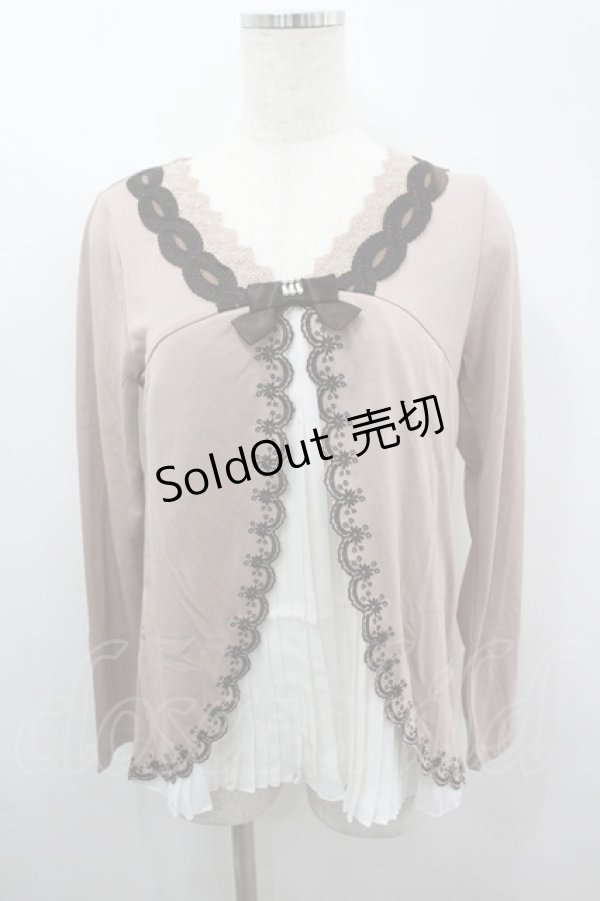 画像1: axes femme / 刺繍カットワークP/O M アワピンク I-26-03-06-024-AX-TO-SA-ZI (1)