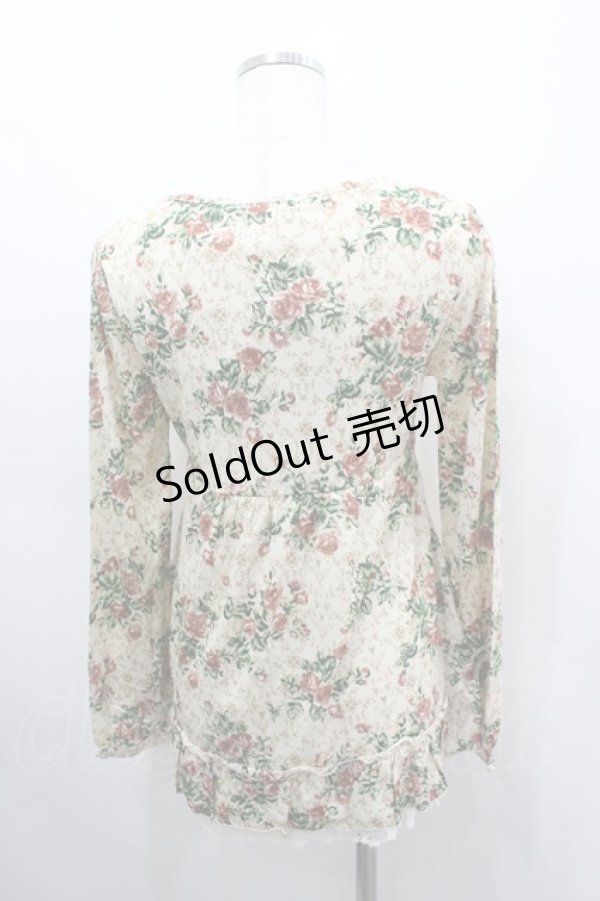 画像3: axes femme / バロック×花柄プルオーバー M キナリ I-26-03-06-025-AX-TO-SA-ZI (3)