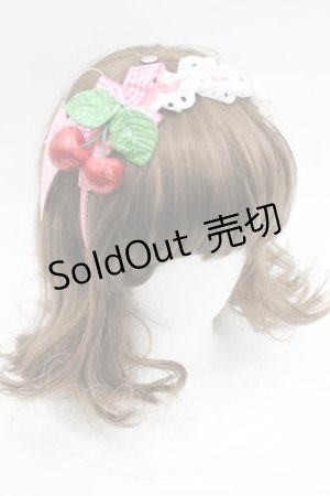 画像: Shirley Temple / ラメチェリーカチューシャ  赤 I-26-03-08-030-ET-AC-SA-ZI